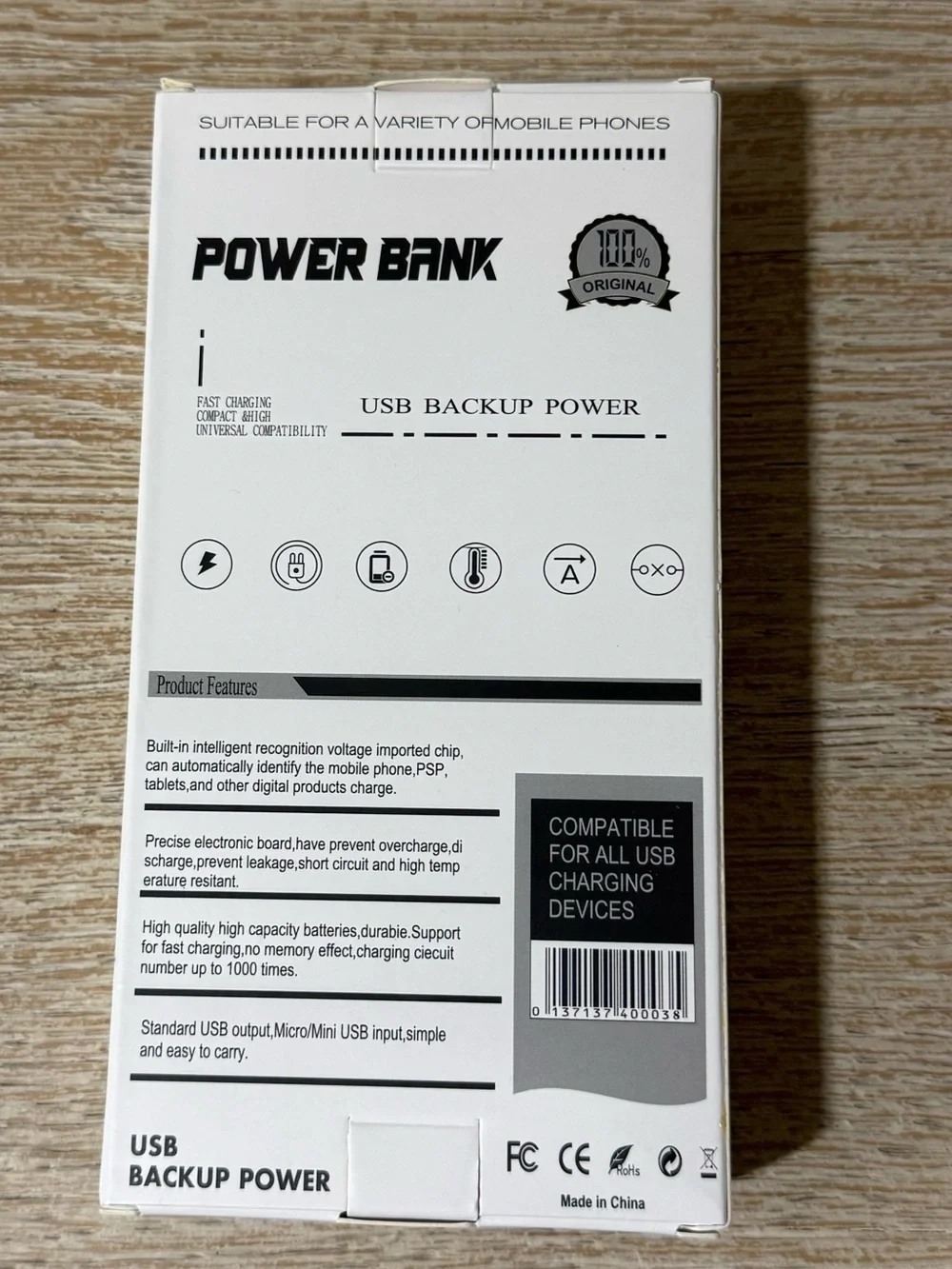 USB Backup Power Bank
